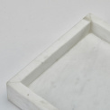 Decorative tray Hammam 35x15x3cm white - 8