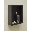 Kubek na szczoteczki Nero 13x6cm black - 4