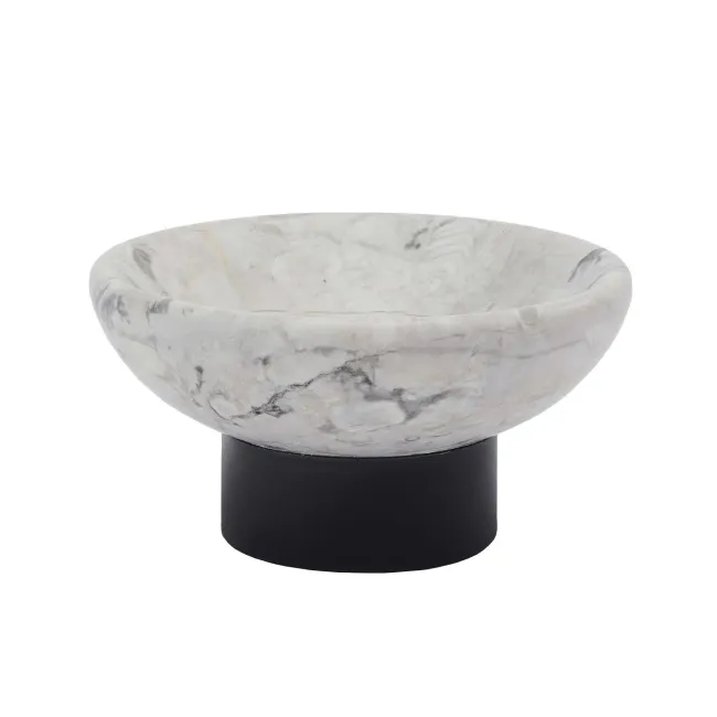 Mydelniczka Nero 12x6cm okrągła alba
