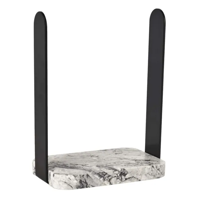towel stand Nero 17x22.7cm alba
