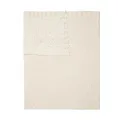 plaid Knited Ajour 130x170cm anique white - 2