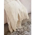 plaid Knited Ajour 130x170cm anique white - 3