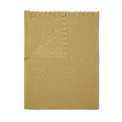 Pled Knited Ajour 130x170cm fern yellow
