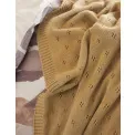 plaid Knited Ajour 130x170cm fern yellow - 4