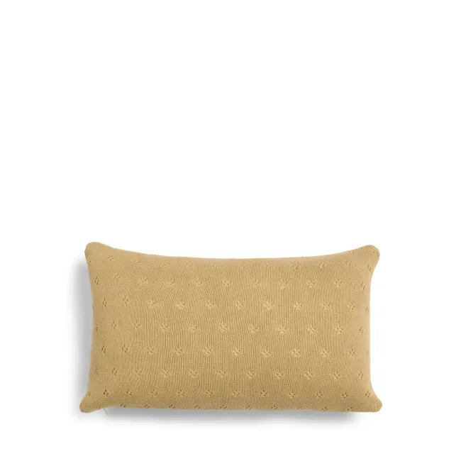 Poduszka Knited Ajour 30x50cm fern yellow