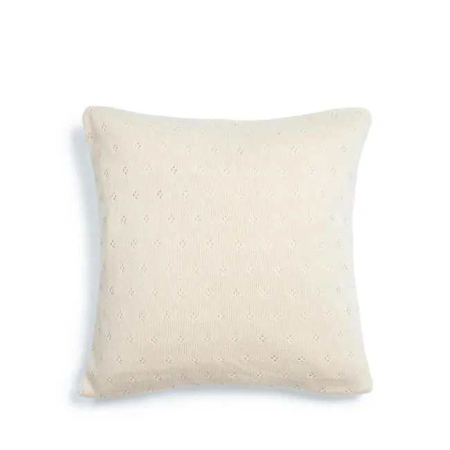 Poduszka Knited Ajour 50x50cm antique white