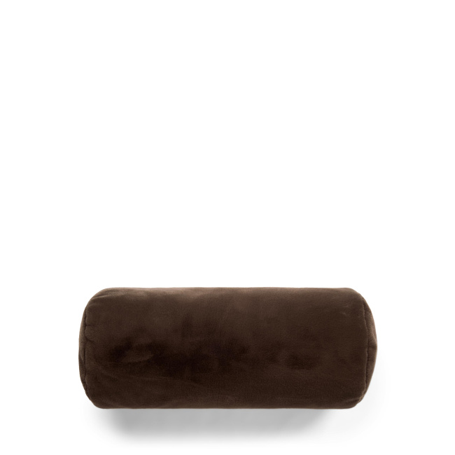 roller cushion Furry 22x50cm chocolate