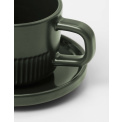Cup with saucer Moments 100ml do espresso olive green - 5