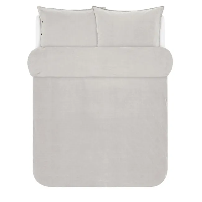 Komplet pościeli Senja 200x220cm + 60x70 oatmeal w drobną jodełkę