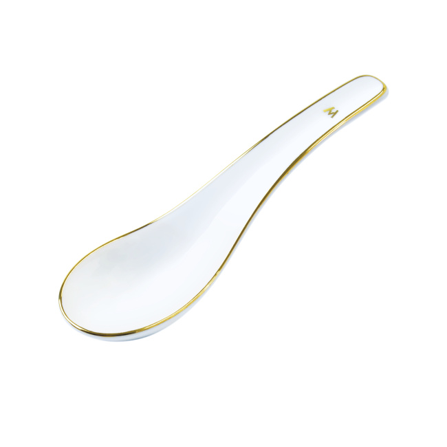 Porcelain rice spoon