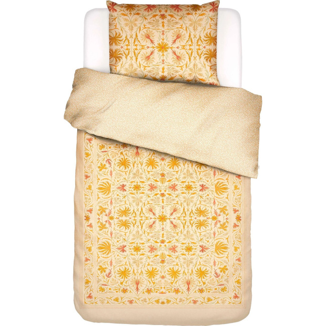 bedding set Vicia 140x200 + 70x90cm yellow straw