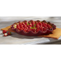 Tart Dish 32cm Red Ruffle - 4