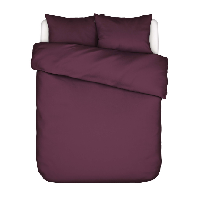 bedding Minte 200x220cm with 2 pillowcases 60x70cm burgundy - 1