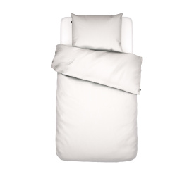 Pościel Minte 140x220cm z poszewką na poduszkę 60x70cm biały