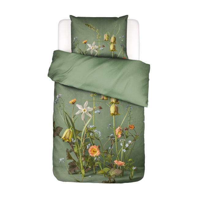 bedding Ficaria 135x200cm with pillowcase 80x80cm green