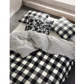 bedding Chess 135x200cm with pillowcase 80x80cm anthracite - 2