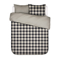 bedding Chess 200x200cm with 2 pillowcases 80x80cm anthracite