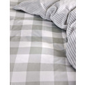 bedding Chess 135x200cm with pillowcase 80x80cm pale green - 3