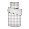 bedding Chess 135x200cm with pillowcase 80x80cm grey - 1