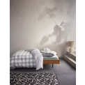 bedding Chess 135x200cm with pillowcase 80x80cm grey - 2