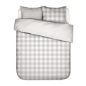 bedding Chess 200x200cm with 2 pillowcases 80x80cm grey