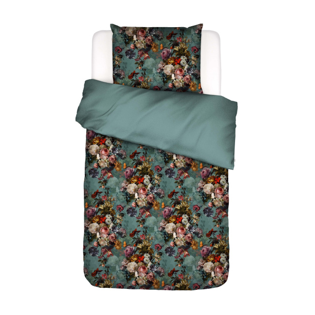 bedding Karli 135x200cm with pillowcase 80x80cm teal - 1