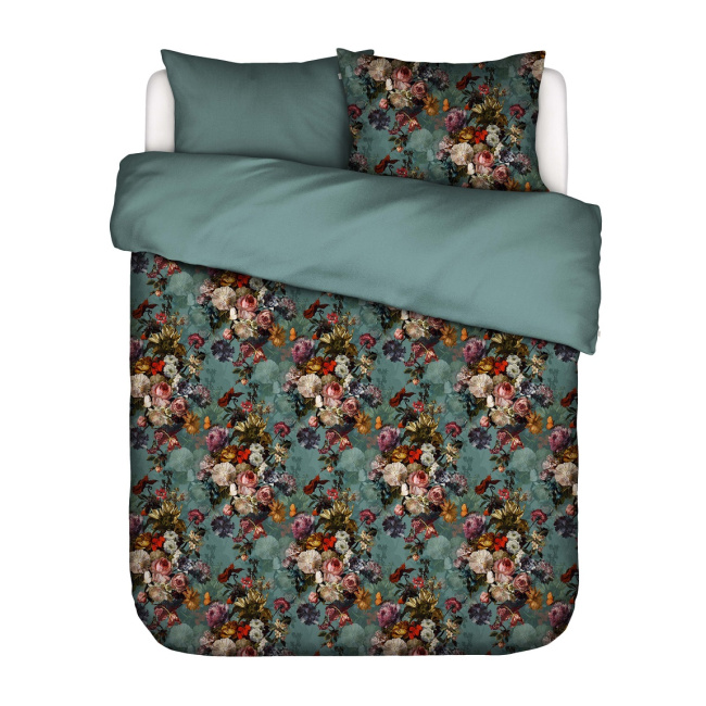 bedding Karli 200x200cm with 2 pillowcases 80x80cm teal