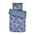 bedding Yule 135x200cm with pillowcase 80x80cm blue flowers - 1