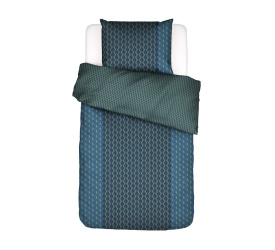 Pościel Tesse 135x200cm z poszewką na poduszkę 80x80cm morski