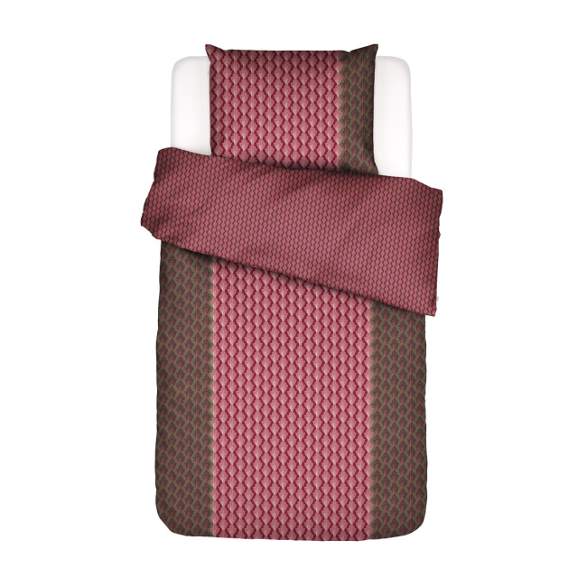 Bedding Tesse 135x200cm with pillowcase 80x80cm cherry red - 1