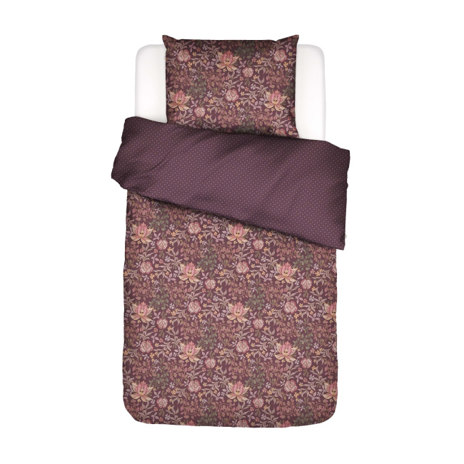 Bedding Ophelia 135x200cm with pillowcase 80x80cm plum - 1