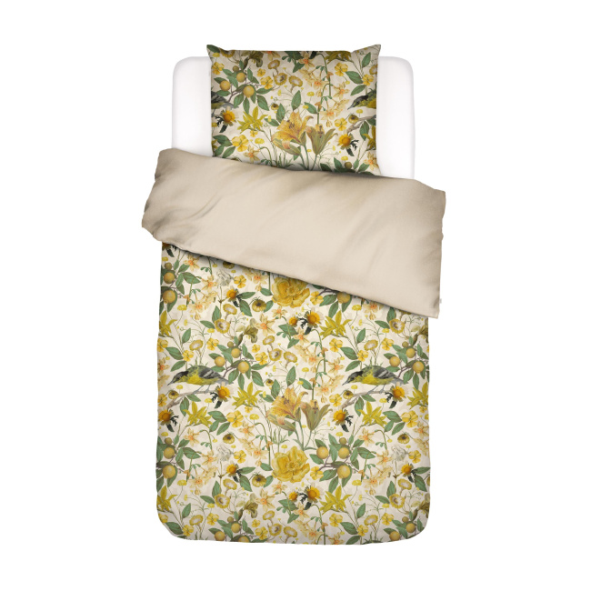 Bedding Lisa 135x200cm with pillowcase 80x80cm beige - 1