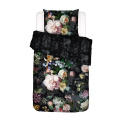 Bedding Fleur Festive 135x200cm with pillowcase 80x80cm floral black - 1