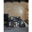 Bedding Fleur Festive 135x200cm with pillowcase 80x80cm floral black - 2