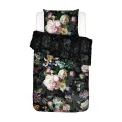Bedding Fleur Festive 140x200cm with pillowcase 70x90cm floral black