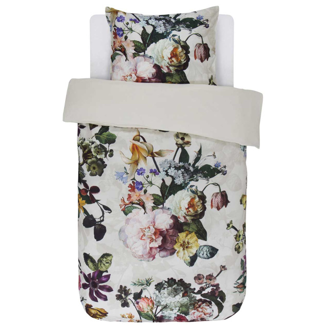 bedding Fleur 135x200cm with pillowcase 80x80cm ecru - 1