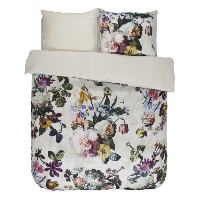 bedding Fleur 200x200cm with 2 pillowcases 80x80cm ecru - 1