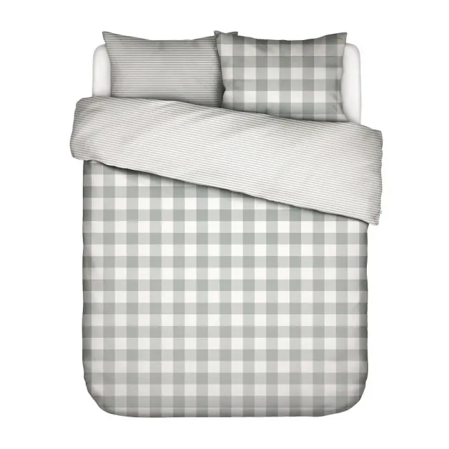 bedding Chess 240x220cm with 2 pillowcases 60x70cm pale green