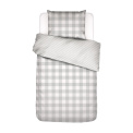 bedding Chess 140x220cm with pillowcase 60x70cm grey