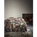 Bedding Fleur 240x220cm with 2 pillowcases 60x70cm dark grey - 3
