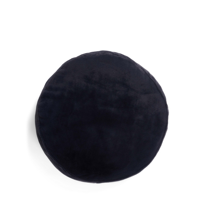 cushion Mads Furry 45cm navy blue