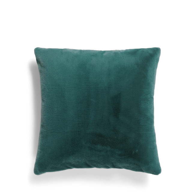 cushion Furry 50x50cm sea green