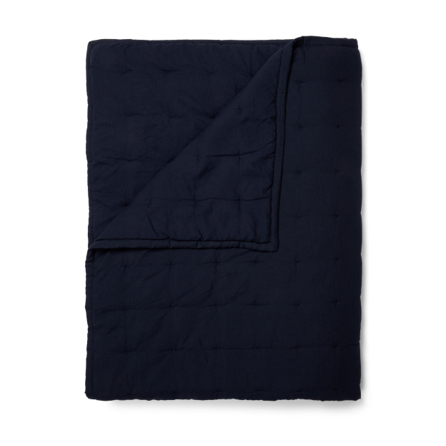 quilt Ruth 180x265cm navy blue