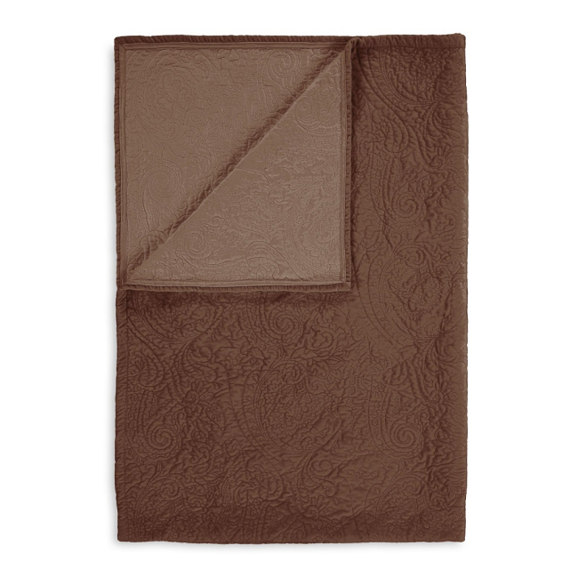 quilt Roeby 220x265cm chocolate