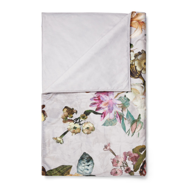 quilt Fleur 240x100cm grey