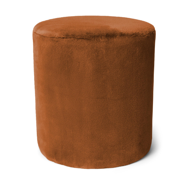 pouf Furry 40x43cm brown