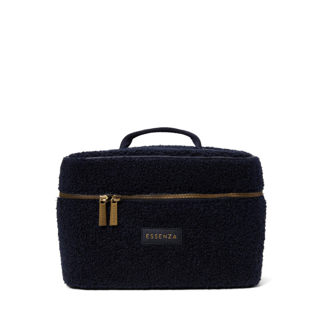 cosmetic bag Teddy 25x17cm navy blue