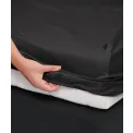 sheet Satin 180x200cm anthracite - 2