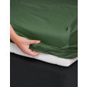 sheet Satin 160x200cm green - 2