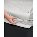 sheet Satin 90x210cm oyster - 2